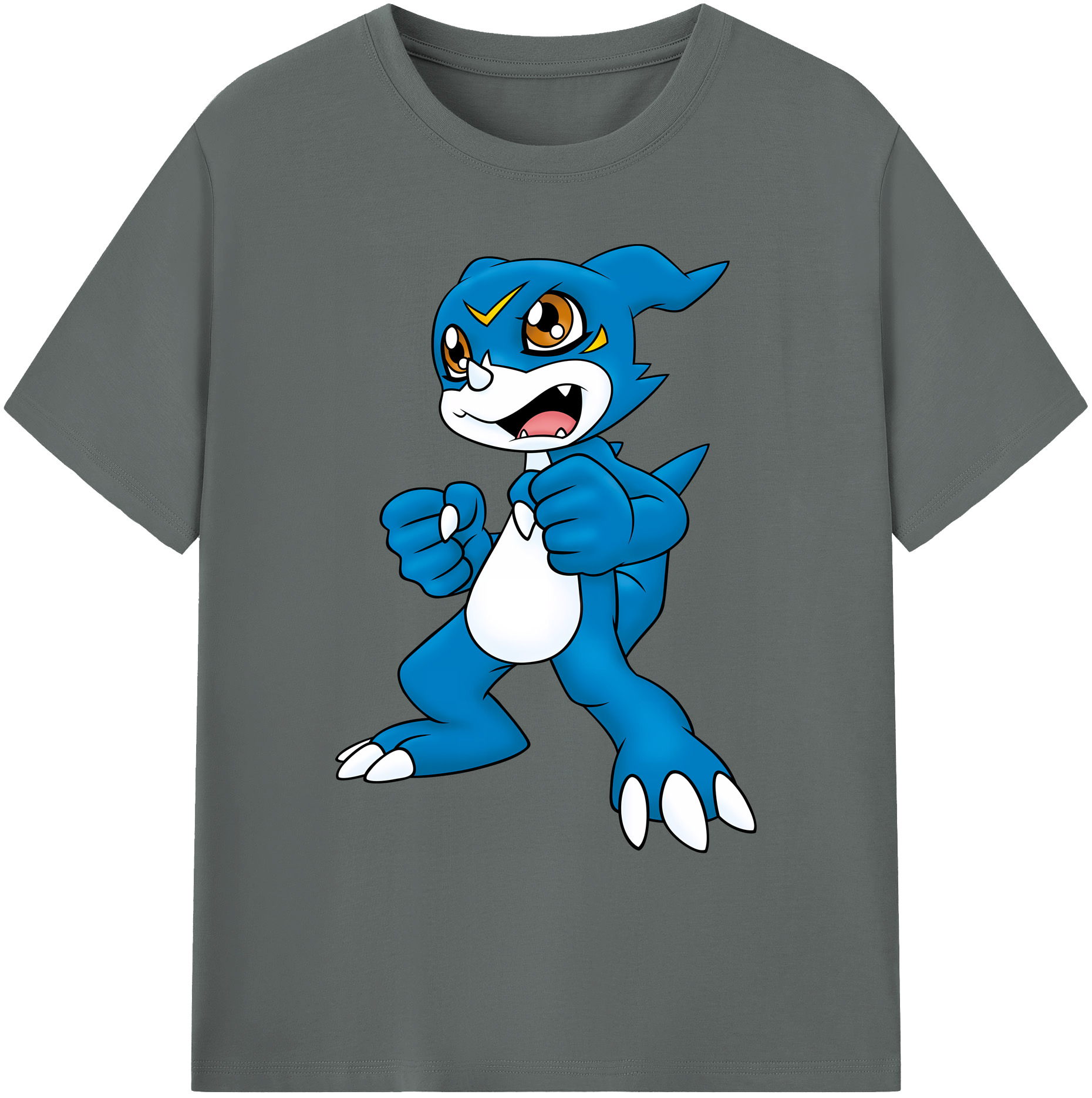 （画像用） Digimon デジタルモンスター/デジモン 綿100％ メンズ半袖Tシャツ｜肌触りやわらか＆通気性